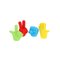 LG-Imports Eraser - Colored Hand (Assorted) – kuva 1