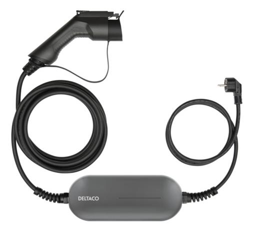 Deltaco e-Charge cable Mode2 Schuko - type 1 6A 1.5+4M