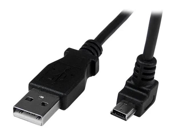 StarTech.com 2m Mini USB Cable - A to Down Angle Mini B