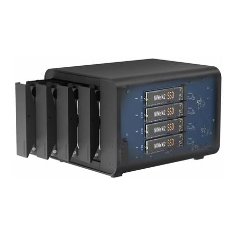 TerraMaster D8 HYBRID disk array Desktop Black