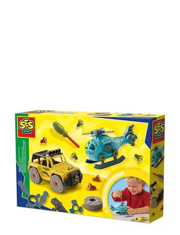 SES Creative Construction Set - Vehicles - Multi/patterned - ONE SIZE