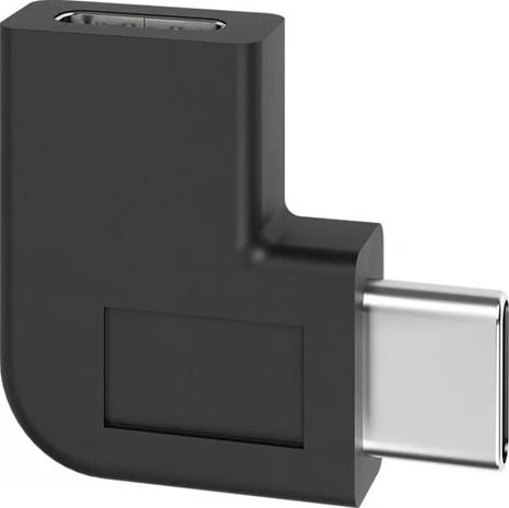 Pro USB-C™ to USB-C™ adapter 90° black