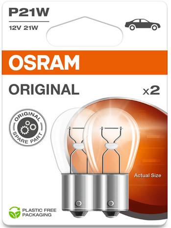 Osram 12W P21W merkinantolamppu