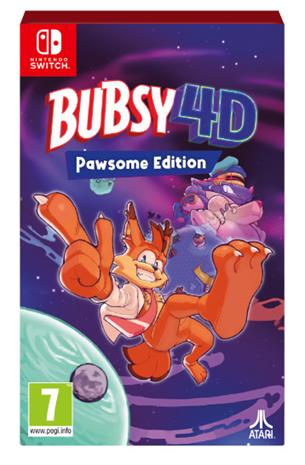 Bubsy 4D - Pawsome Edition, Nintendo Switch -peli
