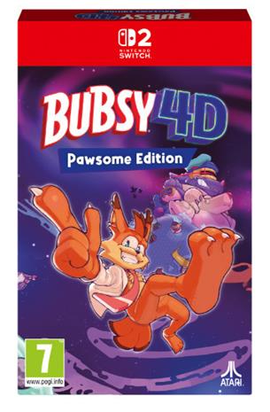 Bubsy 4D - Pawsome Edition, Nintendo Switch 2 -peli
