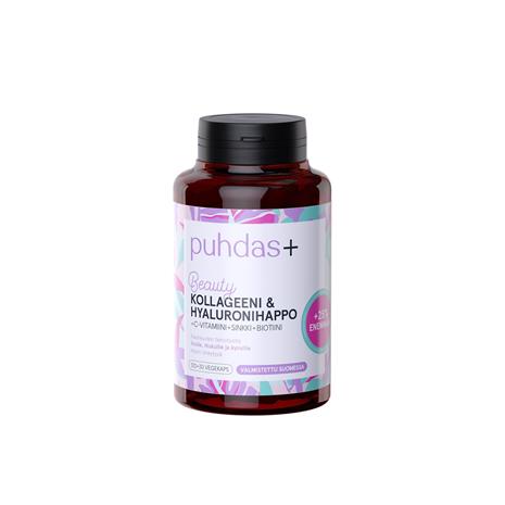 Puhdas+ Kollageeni & Hyaluronihappo, 120+30kaps