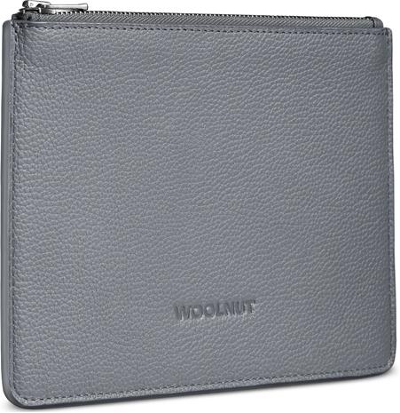 Woolnut Leather Pouch Flat -tarvikelaukku, harmaa