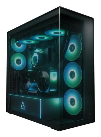 ARCTIC Xtender VG (Black) Premium E-ATX PC Case with Vertical GPU Mounting