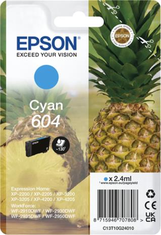 Epson Singlepack Cyan 604 Ink