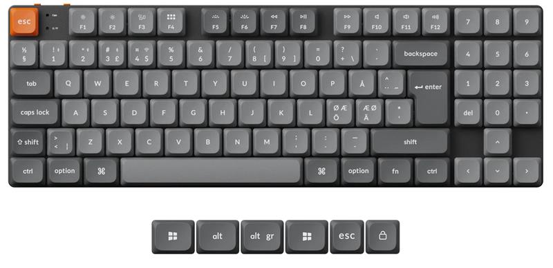 Keychron K13 Max QMK, langaton näppäimistö – kuva 6/8