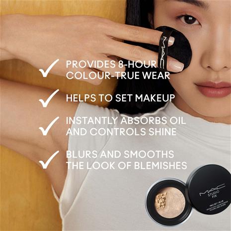 MAC Studio Fix Pro Set + Blur Weightless Loose Powder 6.5g (Various Shades) - DEEP DARK