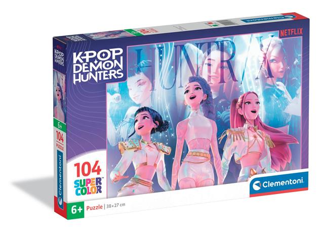 K-Pop Demon Hunters -palapeli, 104 palaa, Clementoni