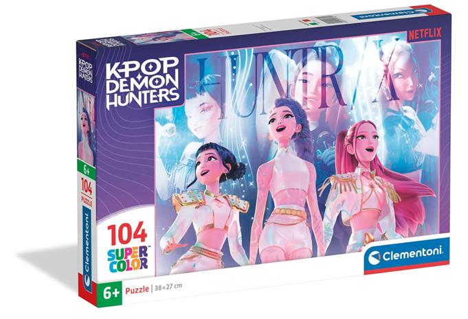 K-Pop Demon Hunters -palapeli, 104 palaa, Clementoni