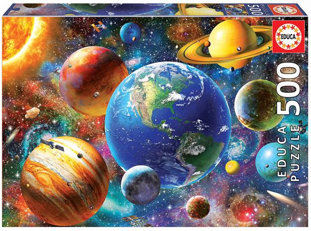 Educa Educa 500 Solarsystem - Multi/patterned - ONE SIZE