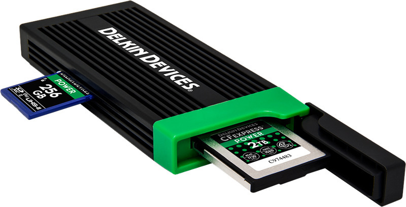 Delkin CFexpress Type B & SD UHS-II Card Reader USB-C