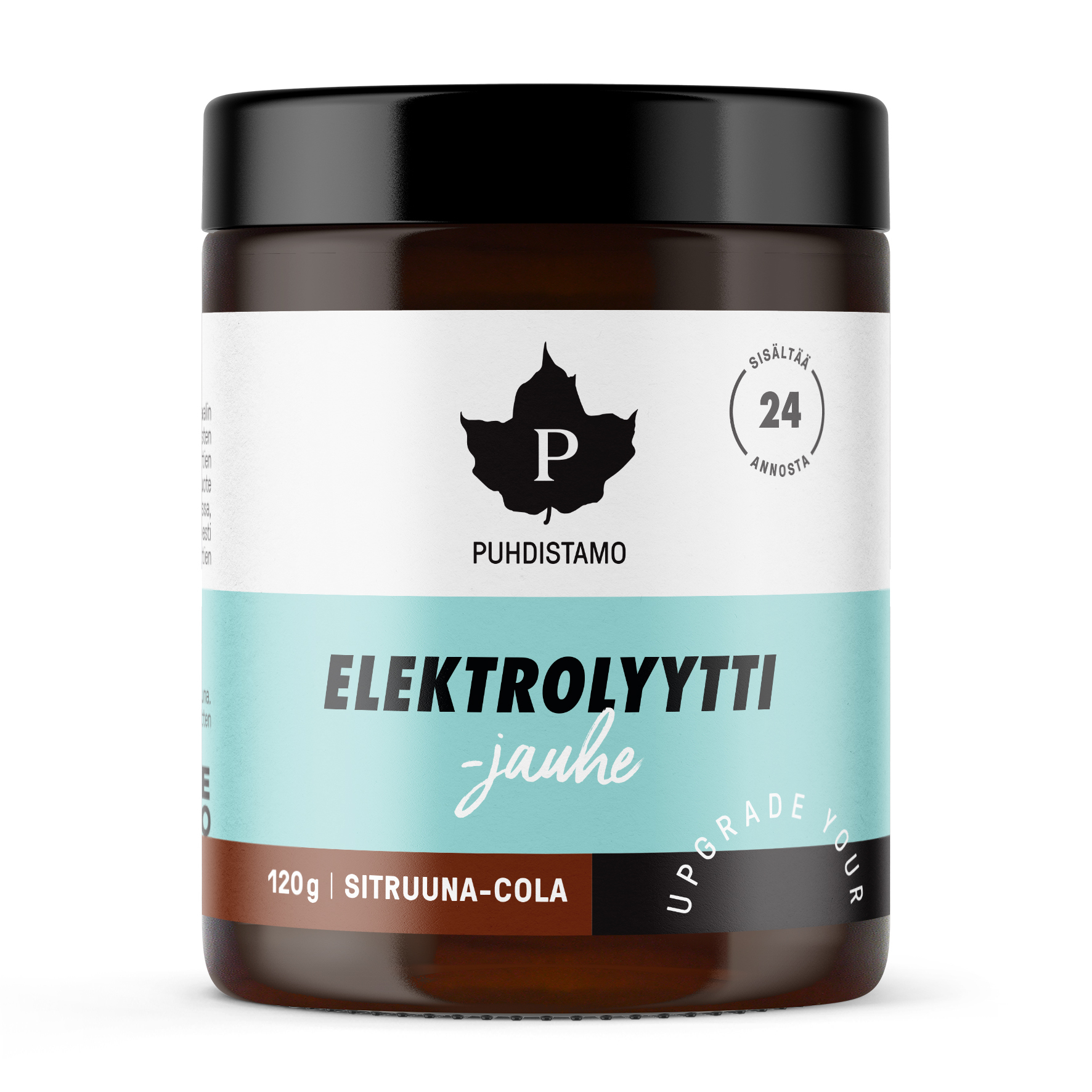 Puhdistamo elektrolyyttijauho, sitruuna-cola, 120 g