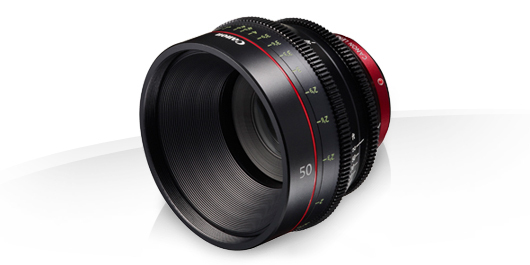 Canon CN-E50mm T1.3 L F, objektiivi