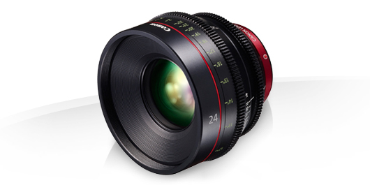 Canon CN-E24mm T1.5 L F, objektiivi