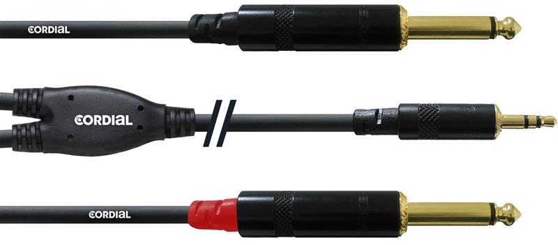 Cordial 3.5mm/2 x 6.3 mm, 1.5 m – kuva 3/3