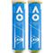 Dunlop Australian Open -tennispallo, 8 kpl, eco – kuva 4