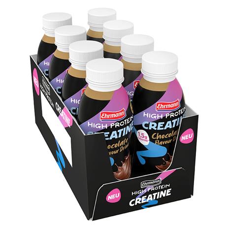 8 x Ehrmann High Protein Creatine Drink 330 ml Chocolate