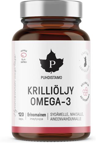 Puhdistamo Krilliöljy Omega-3, 120kaps