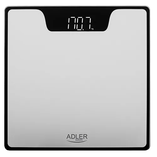 Adler AD 8174s -kylpyhuonevaaka, LED, 180 kg, hopea