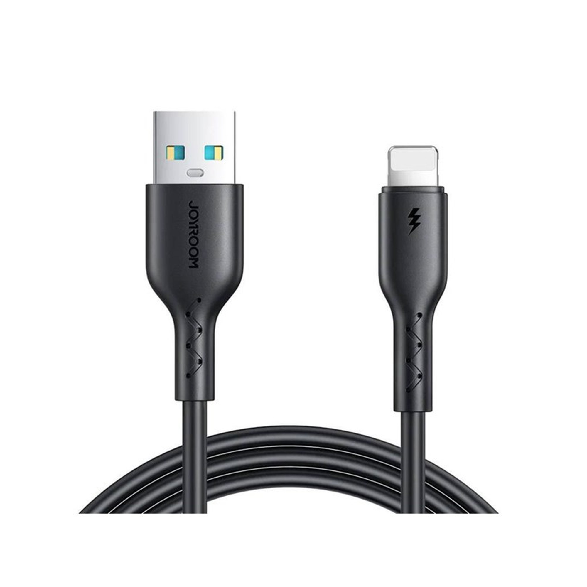Joyroom Flash Charge USB-Lightning-kaapeli SA26-AL3/ 3A / 1m (musta)