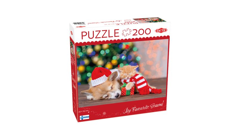 Tactic 200 pcs puzzle: Paws and presents – kuva 1/2
