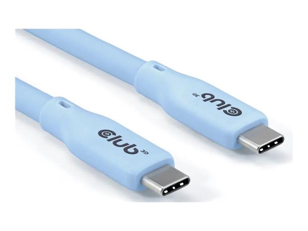 CLUB3D USB C cable blue