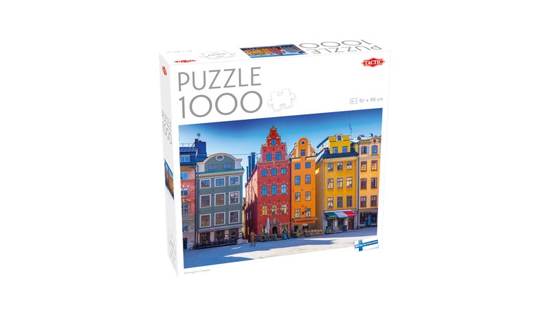 Tactic 1000 pcs puzzle: Stortorget in Sweden – kuva 1/2