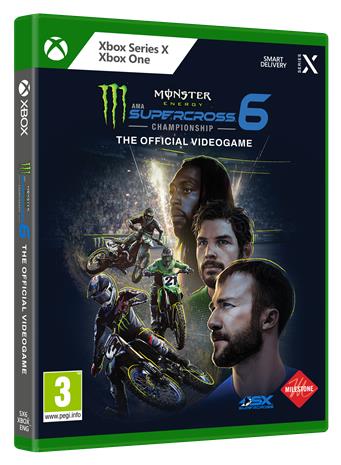 Monster Energy Supercross 6, Xbox One/Series X -peli