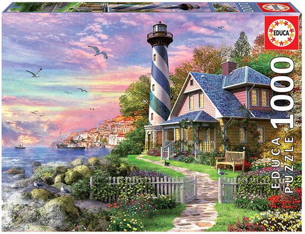 EDUCA Puzzle 1000 Lighthouse A Rock Bay – kuva 5/6