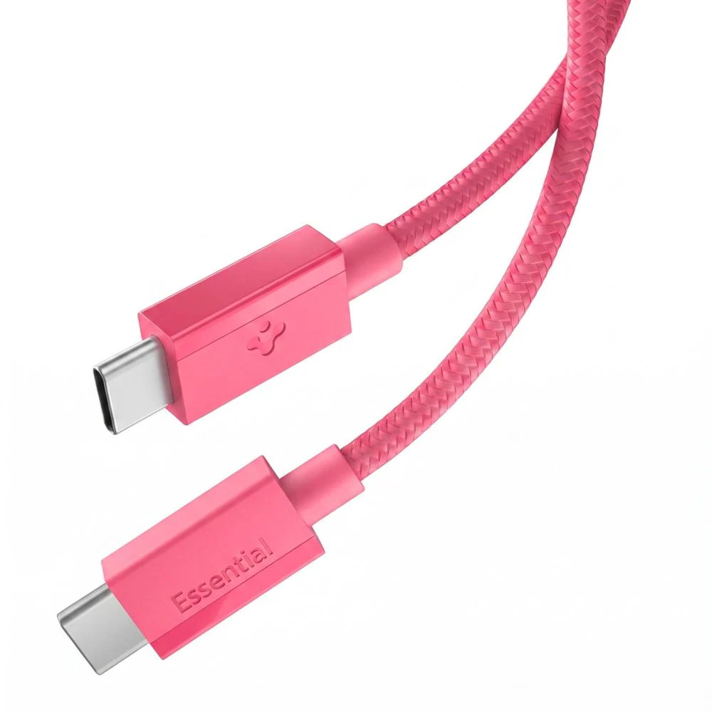 Spigen Essential USB-C to USB-C 60W Cable - 100cm - Pink