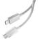 Spigen Essential USB-C to USB-C 60W Fabric Cable - 1.5m - White – kuva 1