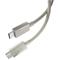Spigen Essential USB-C to USB-C 60W Fabric Cable - 1.5m - Natural Titanium – kuva 1