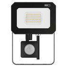 Emos LED-valonheitin ZS2323, 20 W, 2000 lm, IP44, neutraali valkoinen, 120°, PIR-tunnistin, alumiini