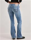 True Religion - Sininen - Joey Lr Flare Sup T Flap