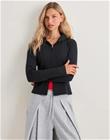 Nike - Musta - W Nk Chill Knit Ls Fz Top