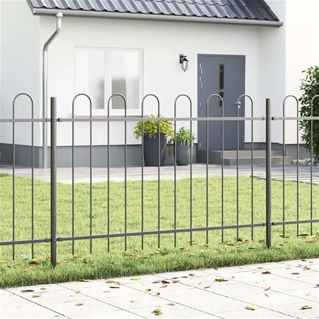 vidaXL Puutarha-aita BOXTEL Harmaa