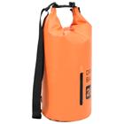 vidaXL Kuivapussi vetoketjulla oranssi 20 l PVC