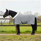 vidaXL Hevospeitto Vaalea Harmaa 125 cm Polar fleece