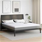 vidaXL Patjanpäällinen 200 x 200 cm paksu Jacquard-kangas valkoinen