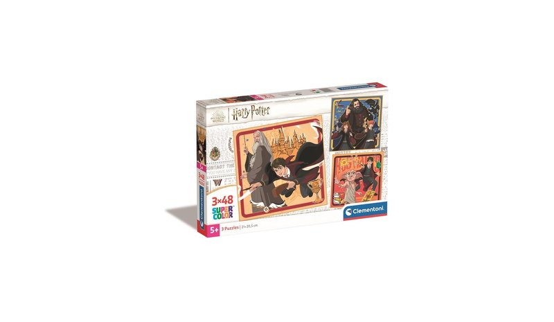 Clementoni Puzzle Square - Harry Potter 3x48 pieces Lattia – kuva 1/1