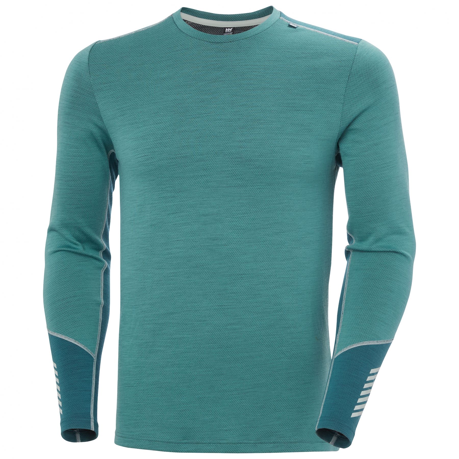 Helly Hansen Lifa Merino Keskipitoinen pyöreä pääntie, miesten, vihreä