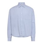 WEEKDAY Boxy Long-Sleeved Cotton Poplin Shirt