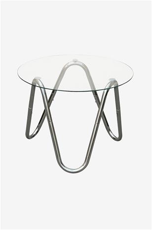 Leitmotiv Side Tabel Ventana Round - Silver - Ø 50 CM