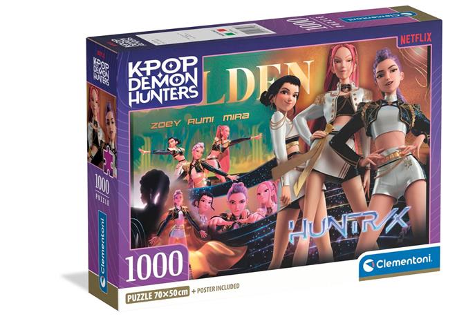 Clementoni K-Pop Demon Hunters - Compact 1000 brikker