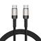 Tech-Protect UltraBoost Evo USB-C / USB-C PD 100W 5A 2m Cable - Titanium – kuva 2