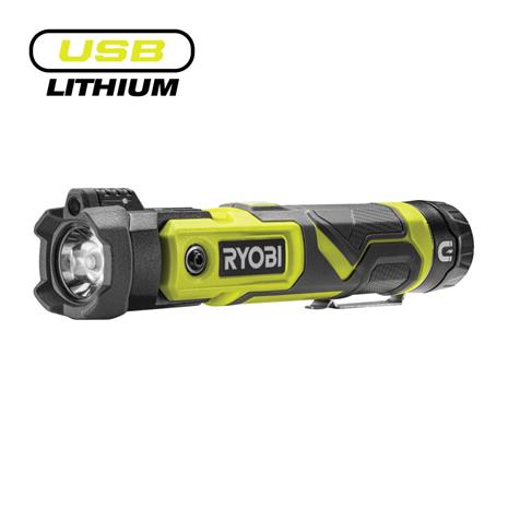 Ryobi RLP4-0 4V Lithium USB taskulamppu runko